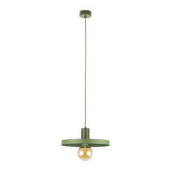 Lampa wisząca SILA zielona 1xE27 30 cm * TK Lighting Discount