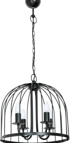 Lampa Wisząca SINGLE Czarny 4xE14 39cm * Luminex New