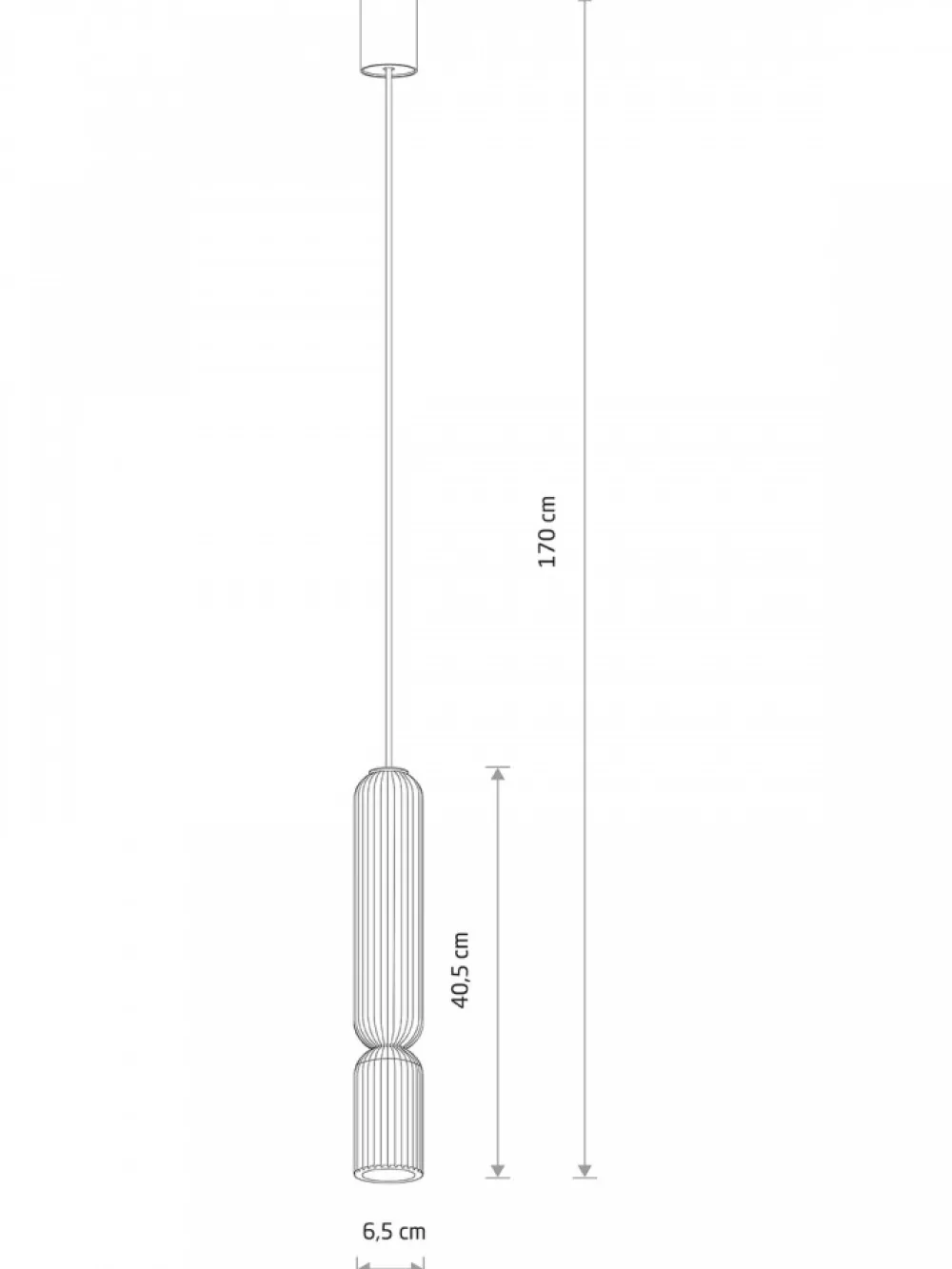 Lampa wisząca SINGLES B grafitowa * Nowodvorski Sale