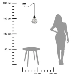 Lampa wisząca Singolo Ragno Diamante * Bodek New