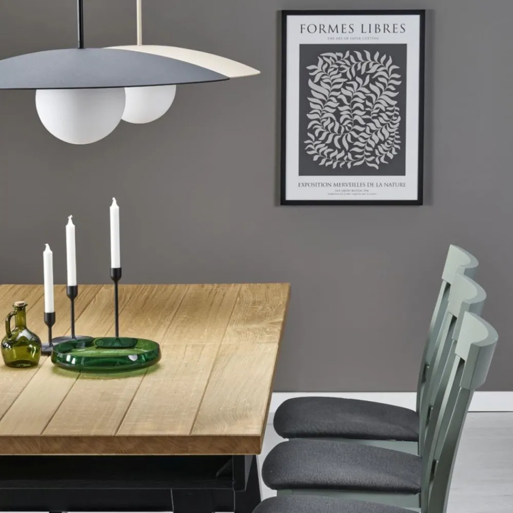 Lampa wisząca SLATE sabia beżowa klosz biały 1xE27 * TK Lighting Sale