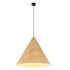Lampa wisząca SOLIS WOOD jasny dąb 1xE27 * TK Lighting Best