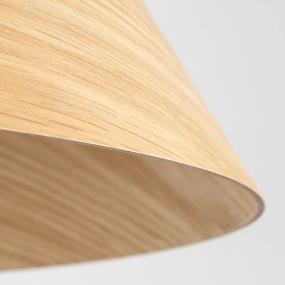 Lampa wisząca SOLIS WOOD jasny dąb 1xE27 * TK Lighting Best