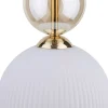 Lampa wisząca SOPHIA czarna klosz biały 1xE14 kula * TK Lighting Hot