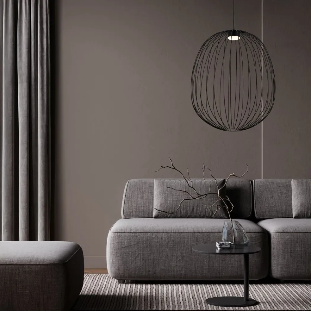 Lampa wisząca SPHERA L czarna 1xGX53 * TK Lighting Hot