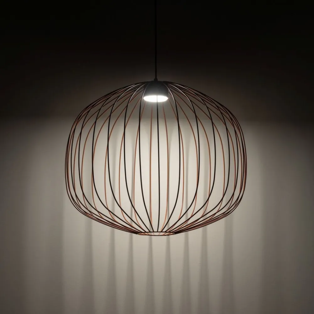Lampa wisząca SPHERA M ceglasta 1xGX53 * TK Lighting Hot
