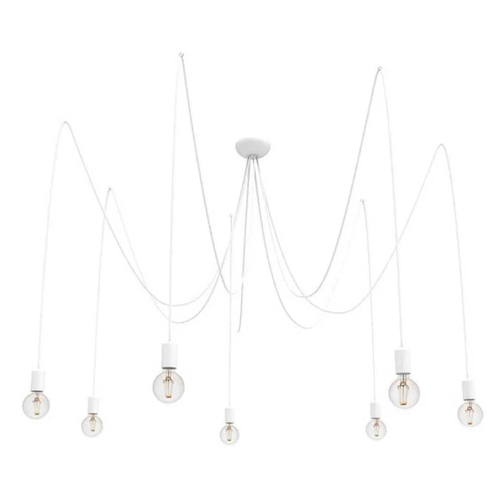 Lampa Wisząca SPIDER Biały 7xE27 * Nowodvorski Discount