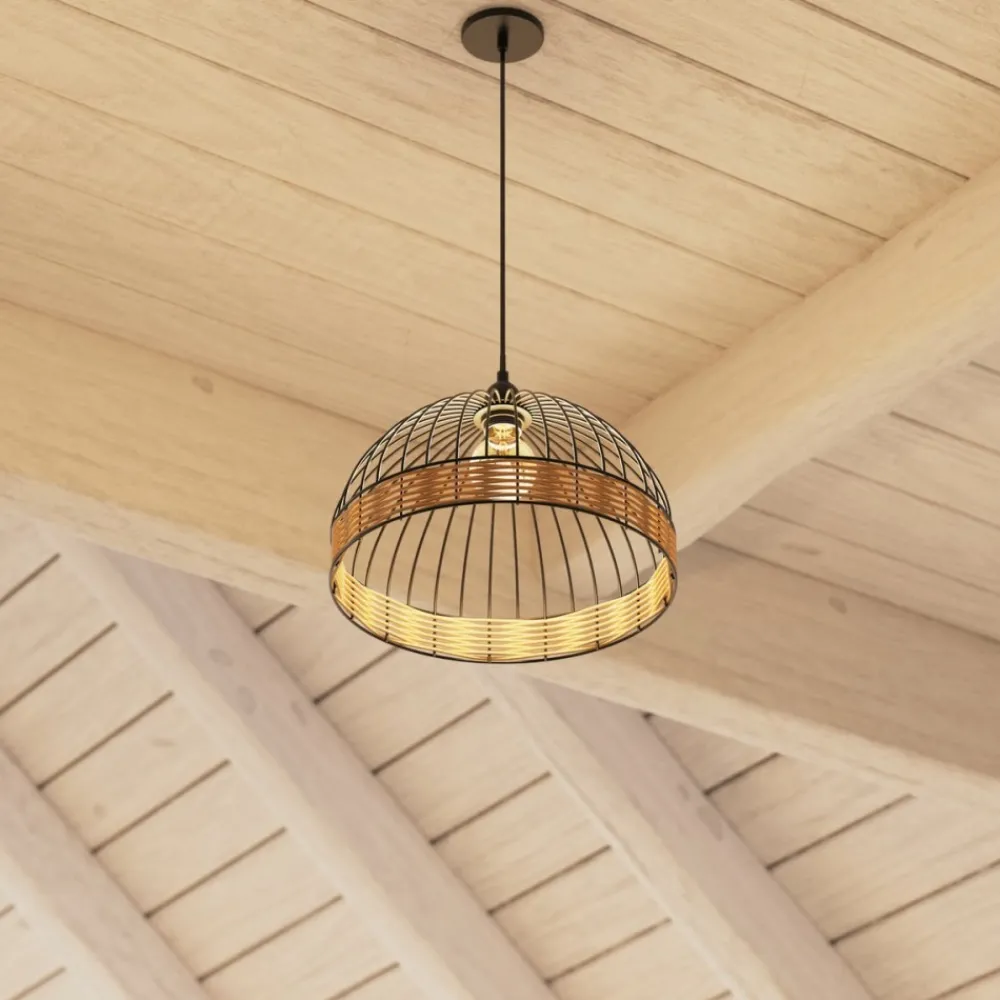 Lampa wisząca Suwa Black 35 cm * Atmosphera Hot
