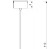 Lampa Wisząca SVEN Biały Metalowy Klosz 1xE27 30cm * Luminex