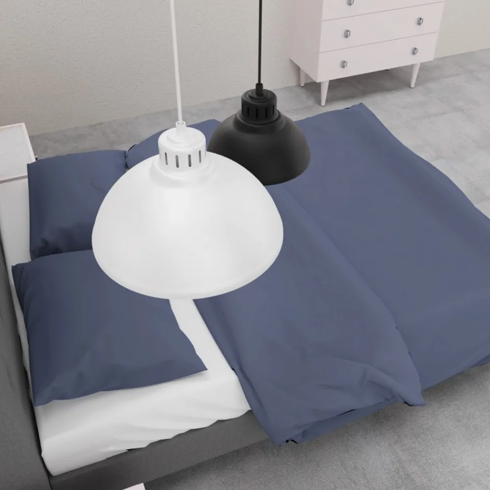 Lampa Wisząca SVEN Biały Metalowy Klosz 1xE27 30cm * Luminex