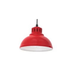 Lampa Wisząca SVEN Czerwony Biały Metalowy Klosz 4xE27 * Luminex Sale