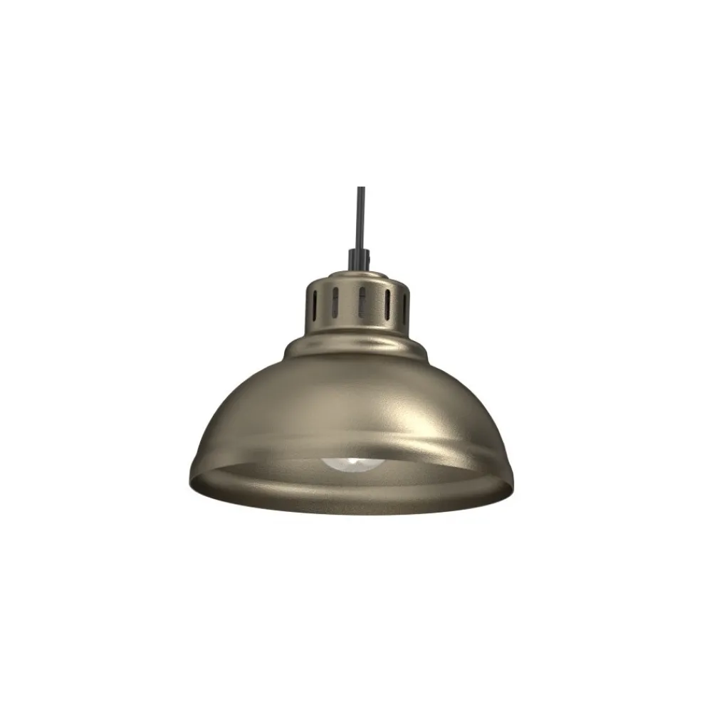 Lampa Wisząca SVEN Złoty Szary Metalowy Klosz 5xE27 * Luminex Hot