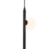 Lampa Wisząca TAIDA Czarny Biały Szklane Klosze 4xG9 * Jupiter Best