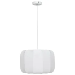 Lampa wisząca Tobie biała z bawełny duża * Atmosphera Sale