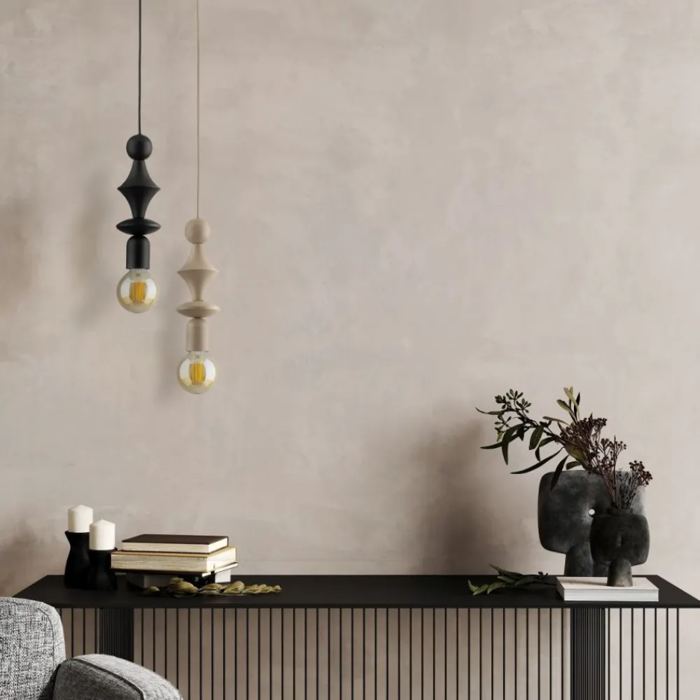 Lampa wisząca TOWER czarna 1xE27 * TK Lighting Best