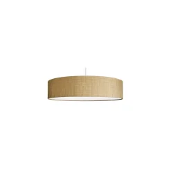 Lampa Wisząca TURDA Biały Brązowy Abażur 3xE27 65cm * Nowodvorski Clearance