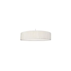 Lampa Wisząca TURDA Biały Kremowy Abażur 3xE27 50cm * Nowodvorski Discount