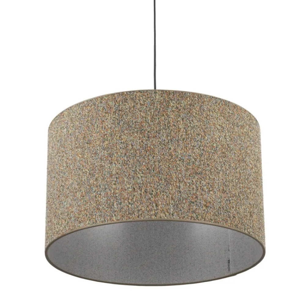 Lampa wisząca VELLUM czarna abażur melanżowy 1xE27 * TK Lighting Sale
