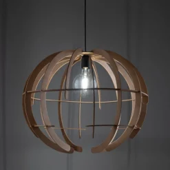 Lampa wisząca VENUS WOOD L 1xE27 * TK Lighting