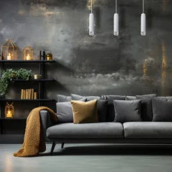 Lampa Wisząca VERTICAL Biały Metalowy Klosz 1xGU10 6cm * Eko-light Discount