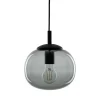 Lampa Wisząca VIBE Czarny Grafit Szklany Klosz 1xE27 20cm * TK Lighting Online