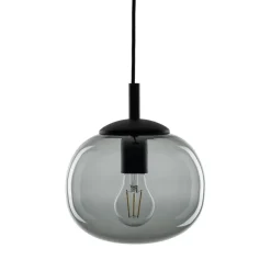 Lampa Wisząca VIBE Czarny Grafit Szklany Klosz 1xE27 20cm * TK Lighting Online