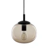 Lampa Wisząca VIBE Czarny Topaz Szklany Klosz 1xE27 20cm * TK Lighting Clearance