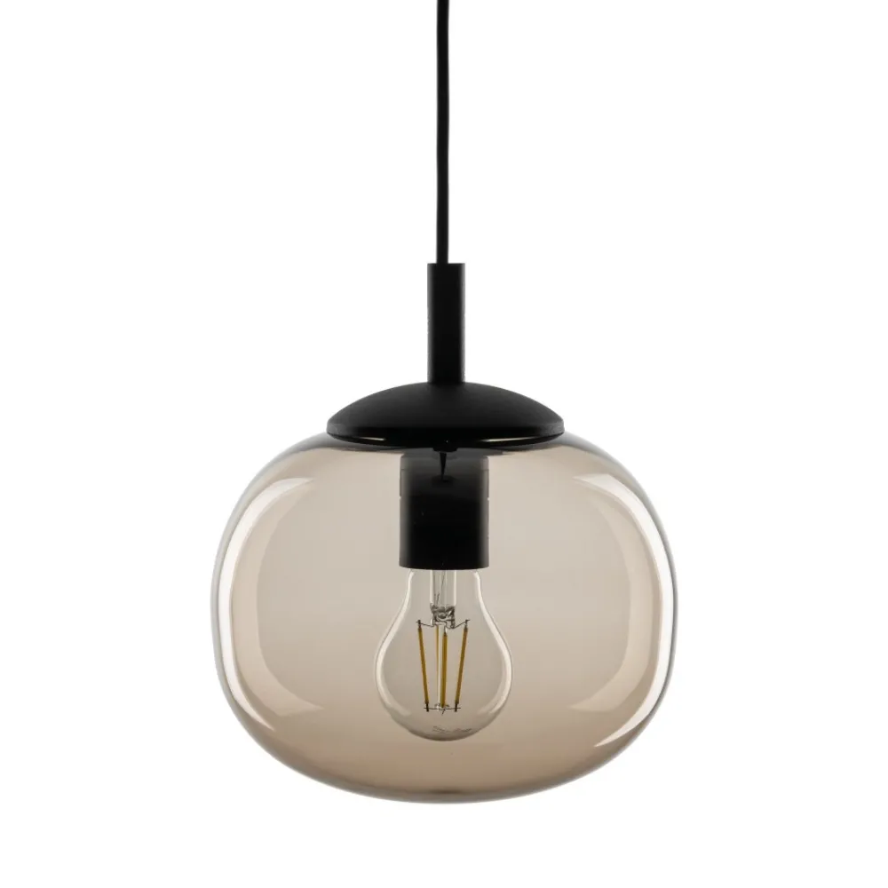 Lampa Wisząca VIBE Czarny Topaz Szklany Klosz 1xE27 20cm * TK Lighting Clearance