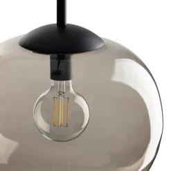 Lampa Wisząca VIBE Czarny Topaz Szklany Klosz 1xE27 20cm * TK Lighting Clearance