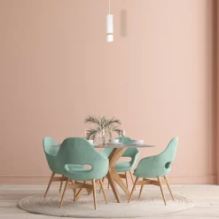 Lampa wisząca VIDAR Biały Brązowy 1xGU10 * Eko-light New