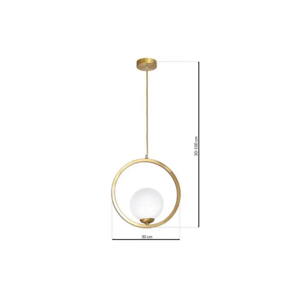 Lampa wisząca VIENNA złota 1xE14 * Eko-light Clearance