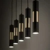 Lampa Wisząca VIVIENE Czarny Złoty 5xGU10 * TK Lighting Outlet