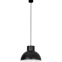 Lampa Wisząca WORKS Czarny Metalowy Klosz 1xE27 38cm * Nowodvorski New