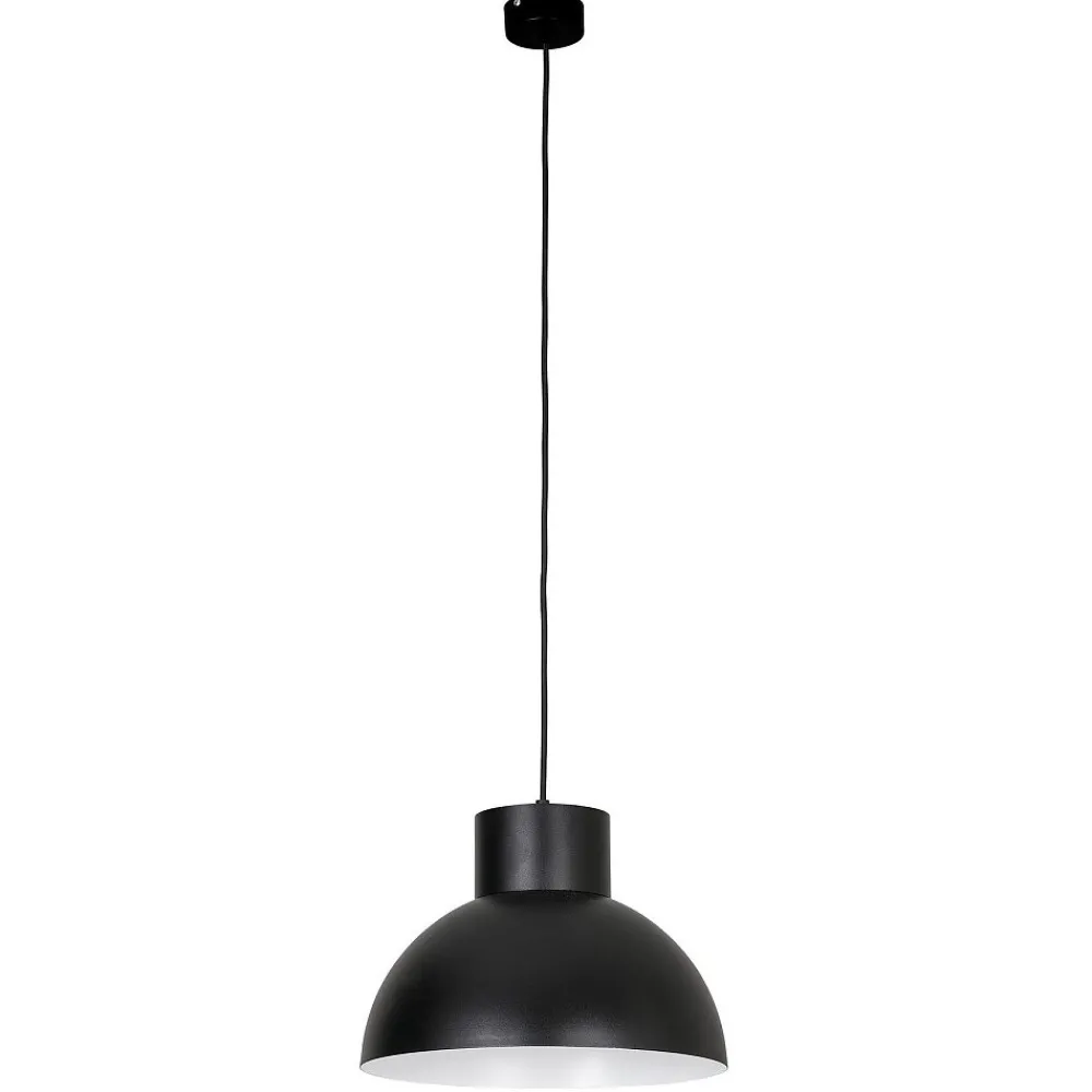 Lampa Wisząca WORKS Czarny Metalowy Klosz 1xE27 38cm * Nowodvorski New