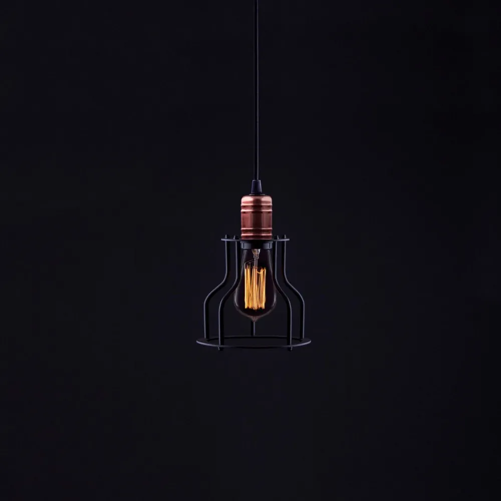 Lampa Wisząca WORKSHOP Czarny Metalowy Klosz 1xE27 15cm * Nowodvorski Hot