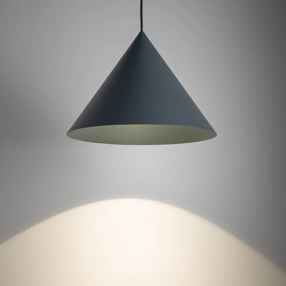 Lampa wisząca ZENITH M szary błękit 1xGU10 * Nowodvorski Best
