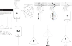 Lampa Wisząca ZENITH S Kremowy 1xGU10 ES111 20,5cm * Nowodvorski Hot