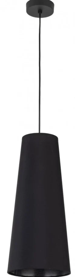 Lampa Wisząca ZING Czarny Abażur 1xE27 20cm * TK Lighting Best