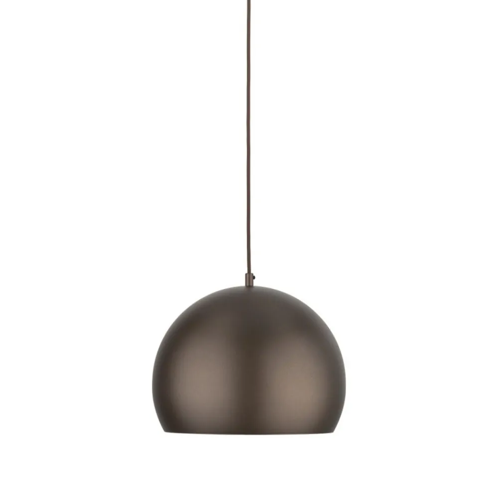 Lampa wisząca ZOE M brązowa 1xE27 * TK Lighting Sale