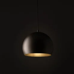 Lampa wisząca ZOE M brązowa 1xE27 * TK Lighting Sale