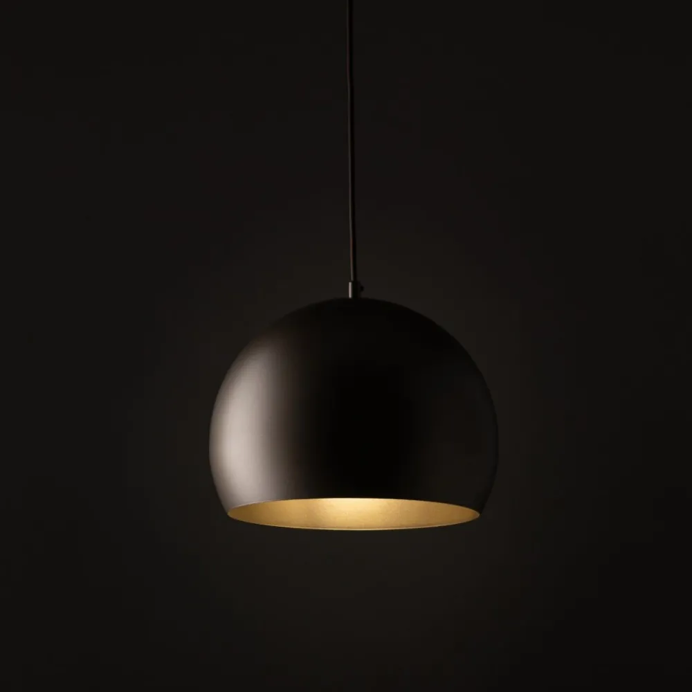 Lampa wisząca ZOE M brązowa 1xE27 * TK Lighting Sale
