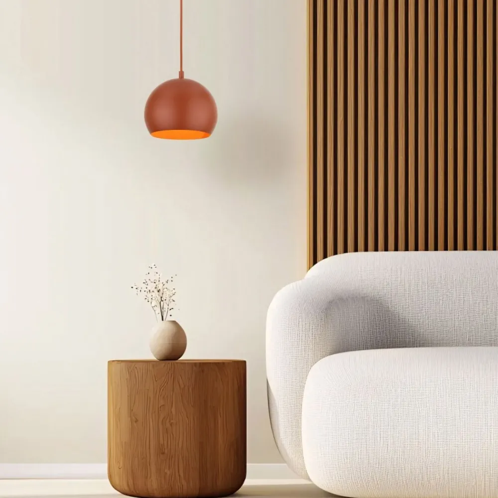 Lampa wisząca ZOE S ceglasta 1xE27 * TK Lighting New