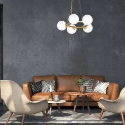 Lampa wisząca złota VIENNA 5xE14 * Eko-light Clearance