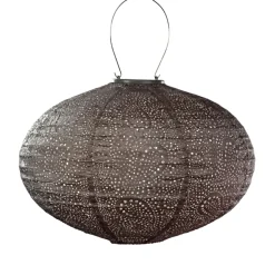 Lampion solarny Oval 40 Taupe