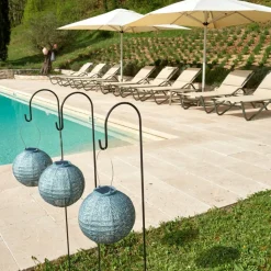 Lampion solarny Round 30 Sage Green