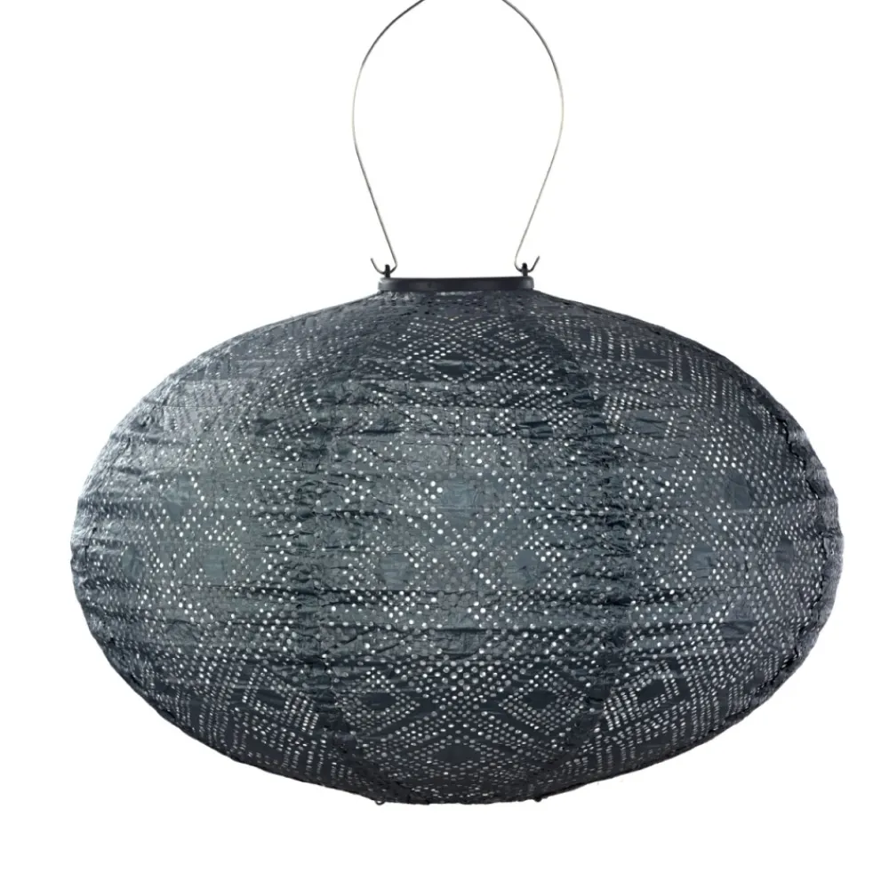 Lampion solarny Oval 40 Grey Blue * Lumiz Sale