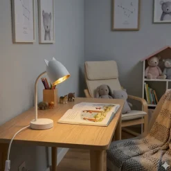 Lampka biurkowa dla dziecka biała