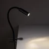 Lampka biurkowa LAGOS czarna 1xG9 na klips