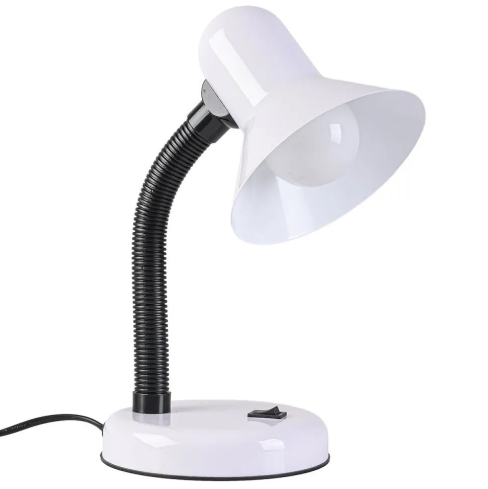 Lampka biurkowa Mentor Biały 1xE27