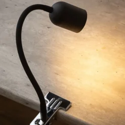Lampka biurkowa TOP czarna 1xGU10 na klips